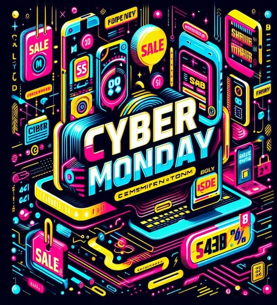 This design is created for Cyber Monday