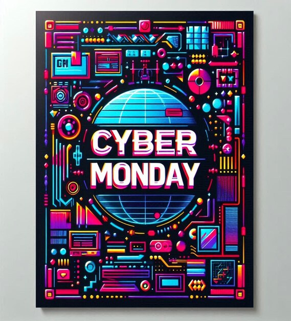 Photo this design is created for cyber monday