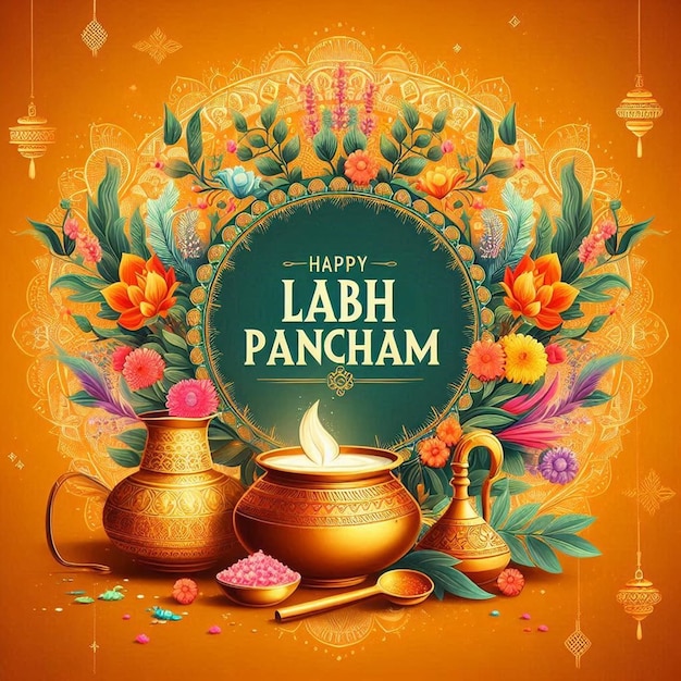 Photo this design is created for labh pancham