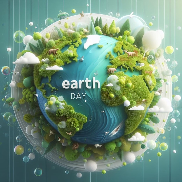 This design is made for different days like Earth Day World Environment Day