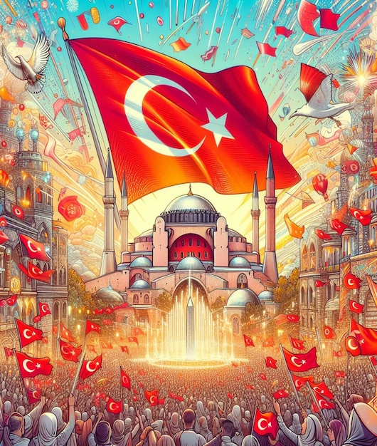 This design is made for every Turkish event like Turkey Independence Day