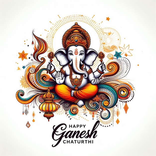 This design is made for happy ganesh chaturth event