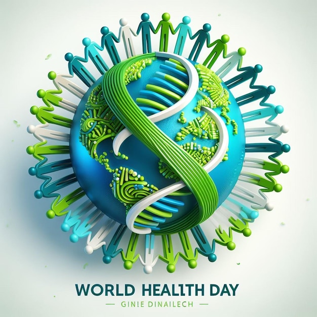 This design is made for World Health Day