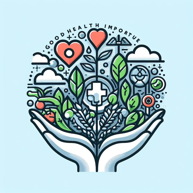 This design is made for World Health Day