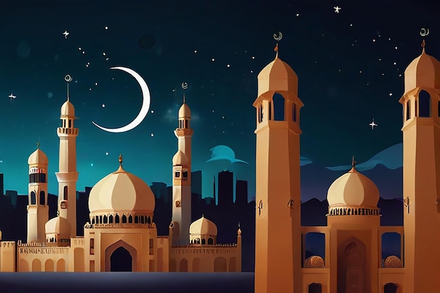 This illustration is made for the Islamic Mega Event Eid Ul Adha