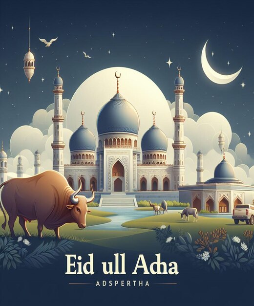 This illustration is made for the Islamic Mega Event Eid Ul Adha