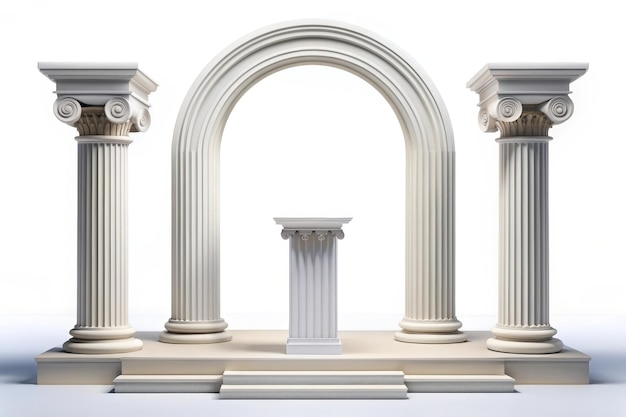 Photo this image features a classic roman archway symbolizing grandeur structure and a sense of hi