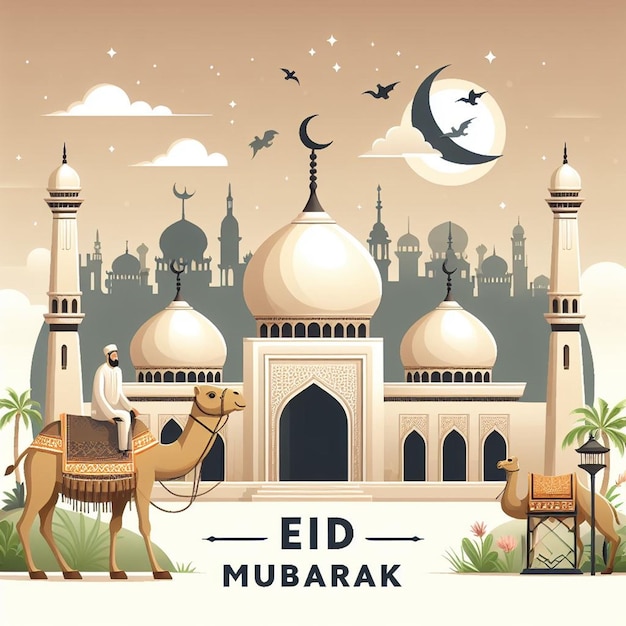 This image is created for Islamic events like Eid ul Adha