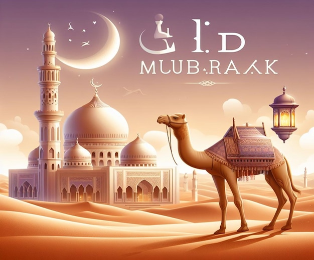 This image is created for Islamic events like Eid ul Adha