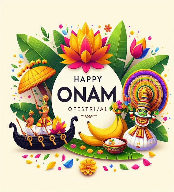 Photo this image is generated for indian festival happy onam