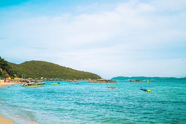 Thong Lang Beach at Larn island Koh Larn Beautiful of sea at Chonburi Thailand