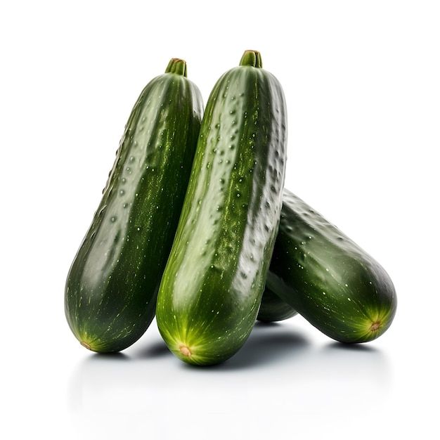 Three cucumbers