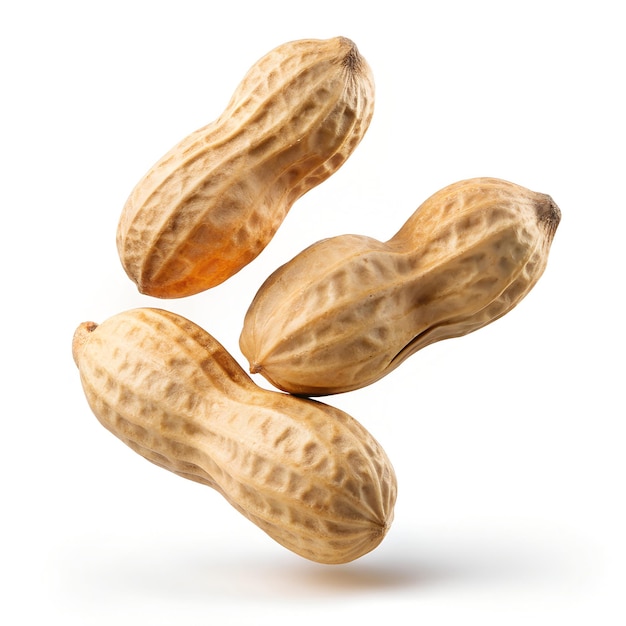 Three Peanuts in MidAir