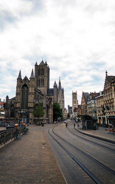 The three spires of Ghent