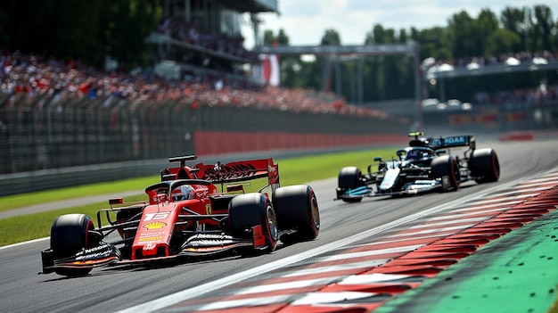 Photo thrilling f1 race moments experience the excitement and speed of formula 1