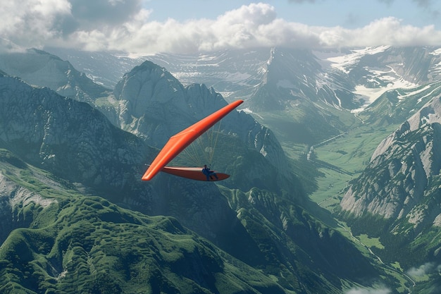 Thrilling hang gliding experiences over breathtaki