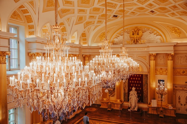 Throne room of Catherine II in Tsaritsyno