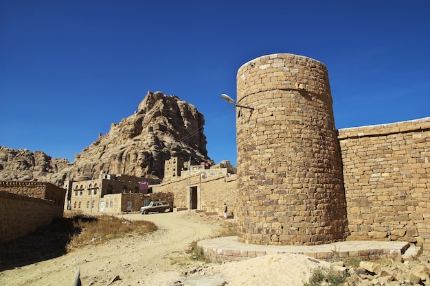 Thula village in mountains Yemen