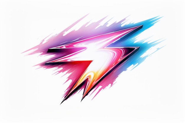 Photo thunder light logo art