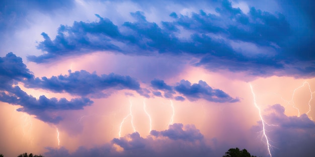 Thunderstorm clouds