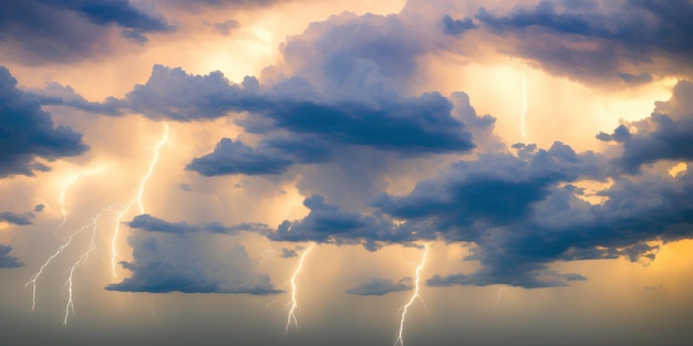 Thunderstorm clouds