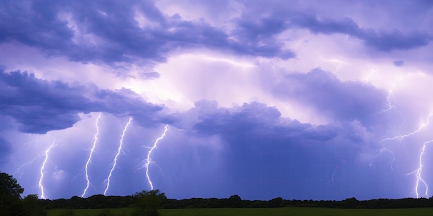 Thunderstorm clouds