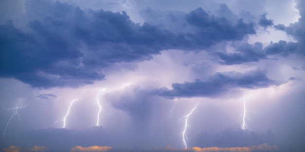 Thunderstorm clouds