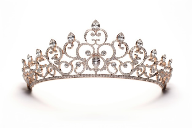 a tiara with diamonds on it is shown