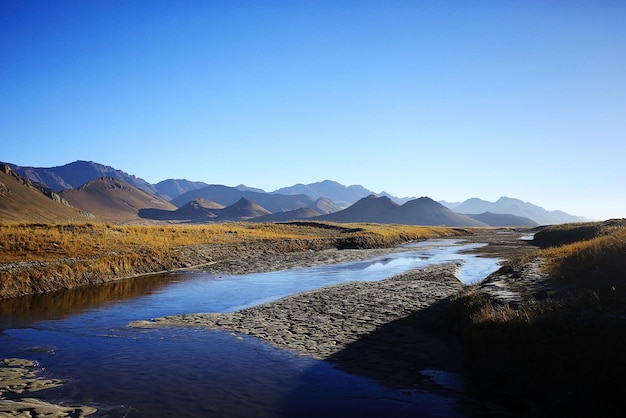 Tibetan landscape travel