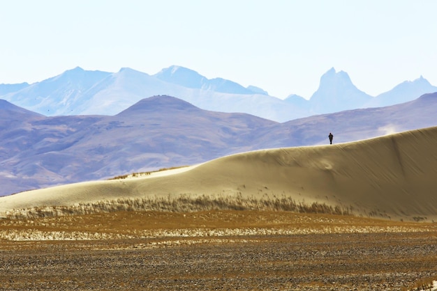 Tibetan landscape travel