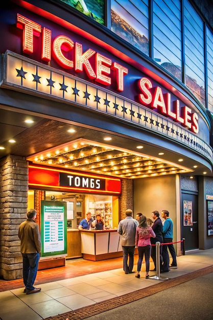 Photo ticket sales at movie theaters