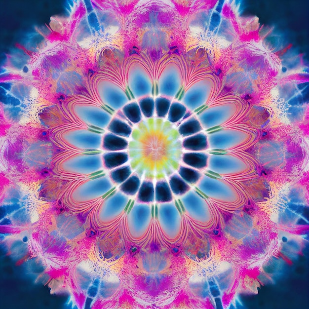 Tie dye mandala background hippie colorful shirt wallpaper