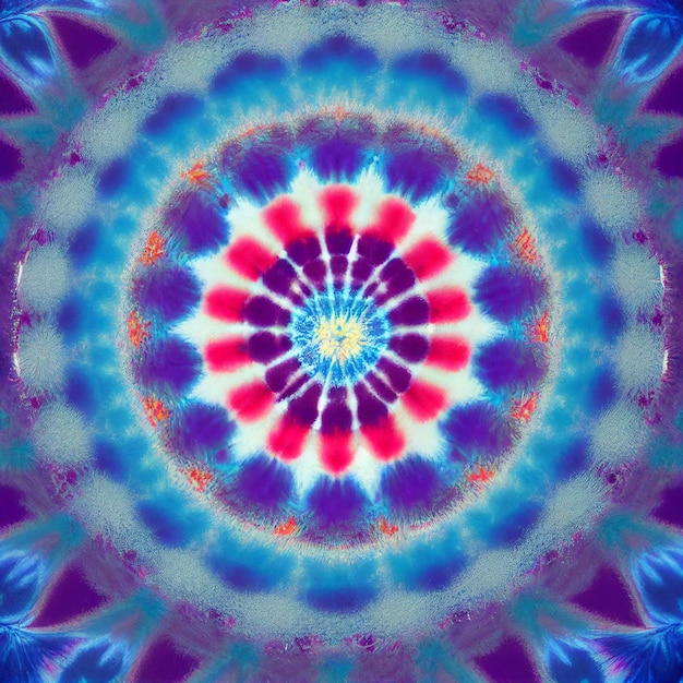 Tie dye mandala background hippie colorful shirt wallpaper