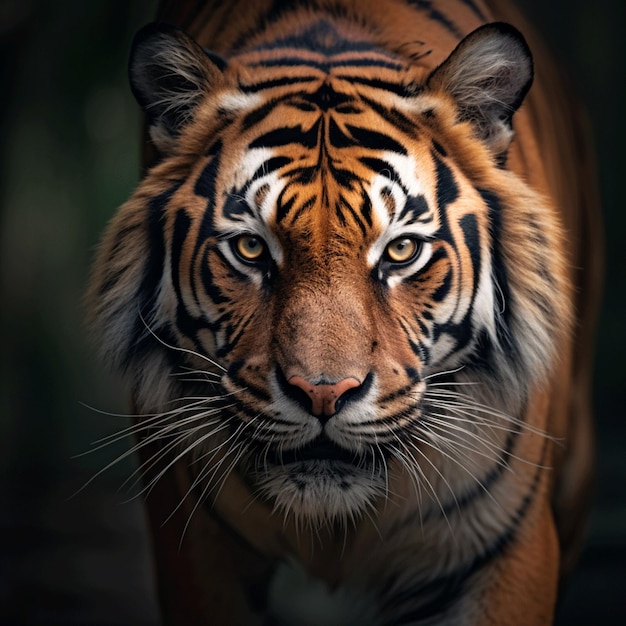 Tiger Aesthetic realistic cinematic raw epic macro photo