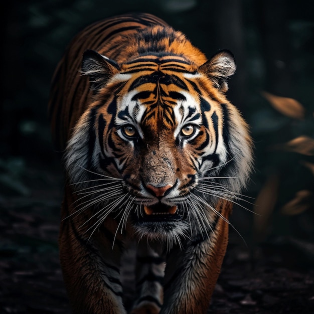 Tiger Aesthetic realistic cinematic raw epic macro photo