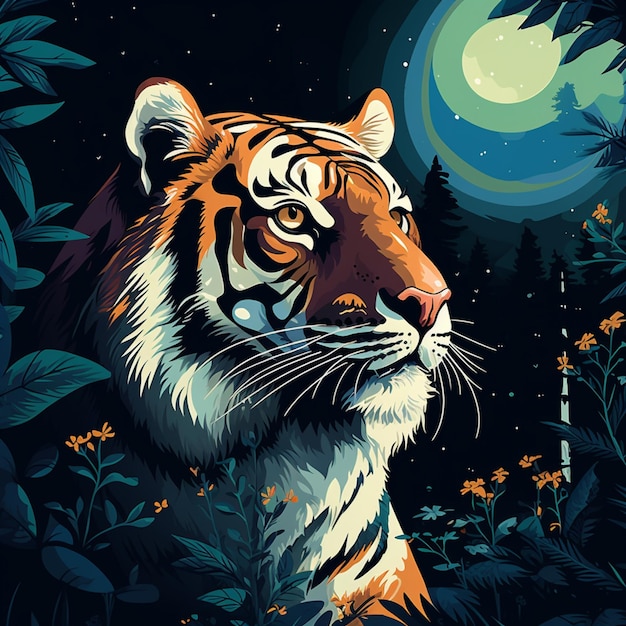 tiger artwork