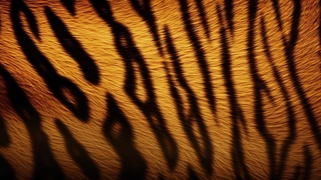 Tiger stripes background texture pattern design wild animals cat predator Generative AI