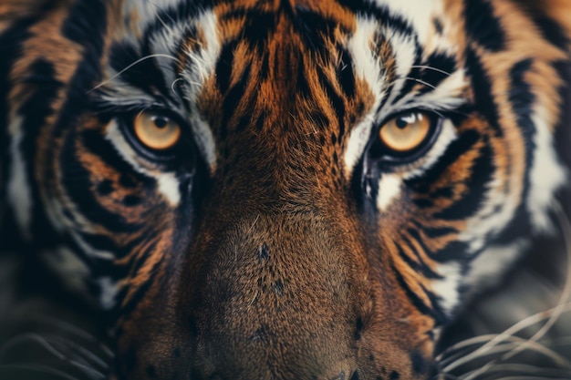 tigers intense stare exudes raw power