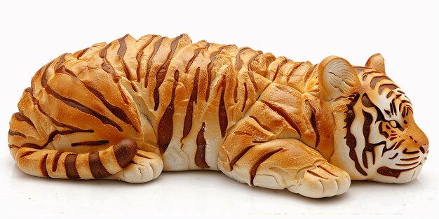 TigerShaped Bread in Real Photography