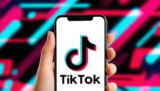 TikTok logo illustration icon