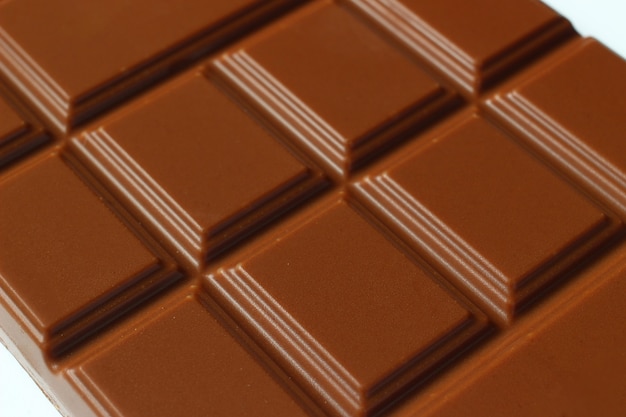 Tile of milk chocolate