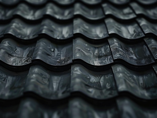 Tiled Roof Close Up