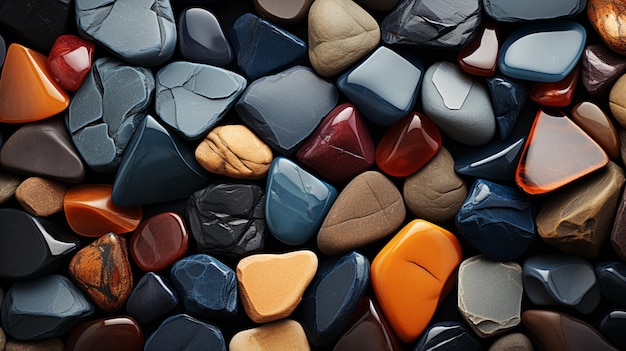 Tiled stones background