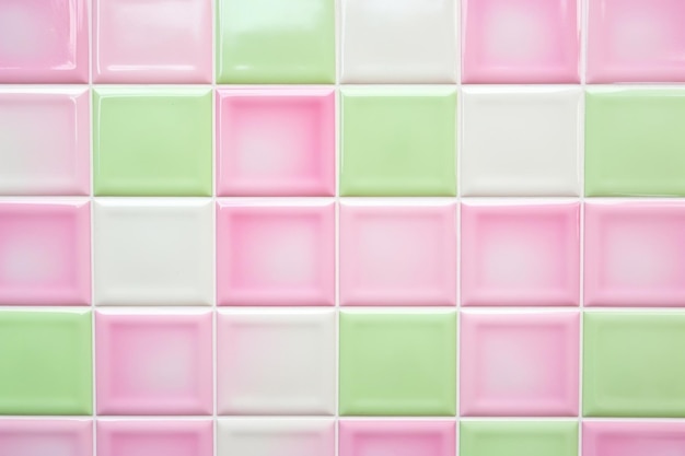 Photo tiles of green pink pattern backgrounds repetition textured