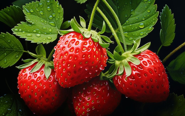 Timeless Beauty of Ripe Strawberries