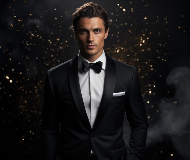 Timeless elegance men in tuxedos showcase refined style sophistication and classic charm embodying the epitome of formal fashion for special events celebrations and blacktie occasions