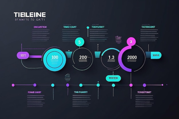 Photo timeline creator infographic template 5 step timeline journey calendar