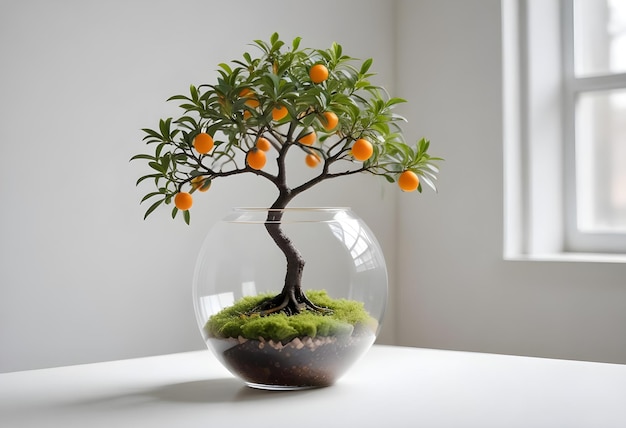 Tiny orange tree