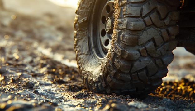 Photo a tire that has been taken off and has a few other things on it