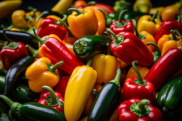 title Assorted Fresh Farmers Market Vegetables Top View Closeup Illustration